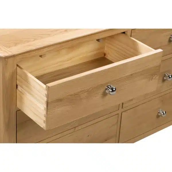 Cotswold 6 Drawer Wide Chest Drawer Detail jpg