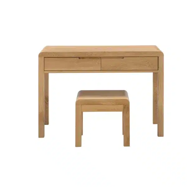 Curve Dressing Table Stool Front jpg