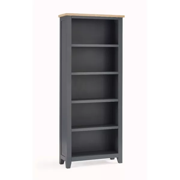Lyon Tall Bookcase Dark Grey 1 jpg