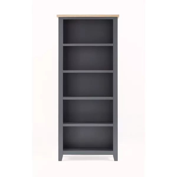 Lyon Tall Bookcase Dark Grey jpg