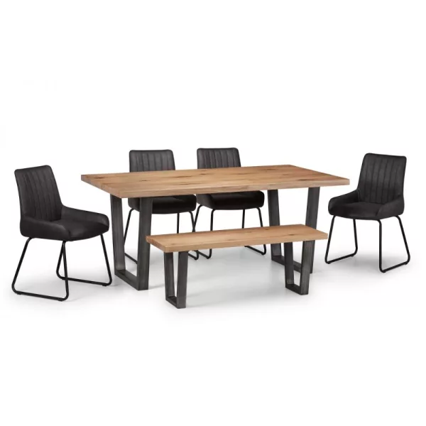 Madison Dining Table – Oak 4 jpg