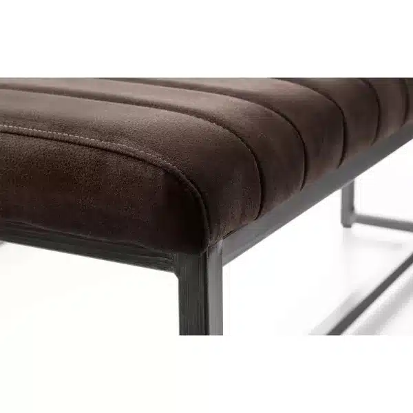 Madison Upholstered Bench Charcoal 4 jpg