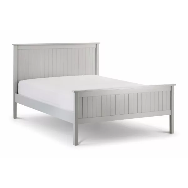 Maine Bed Grey Plain jpg