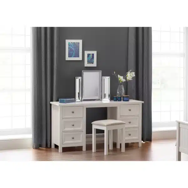 Maine Dressing Table White Roomset jpg