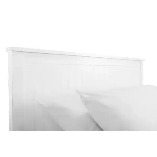Maine Ottoman Bed White Headboard Detail jpg