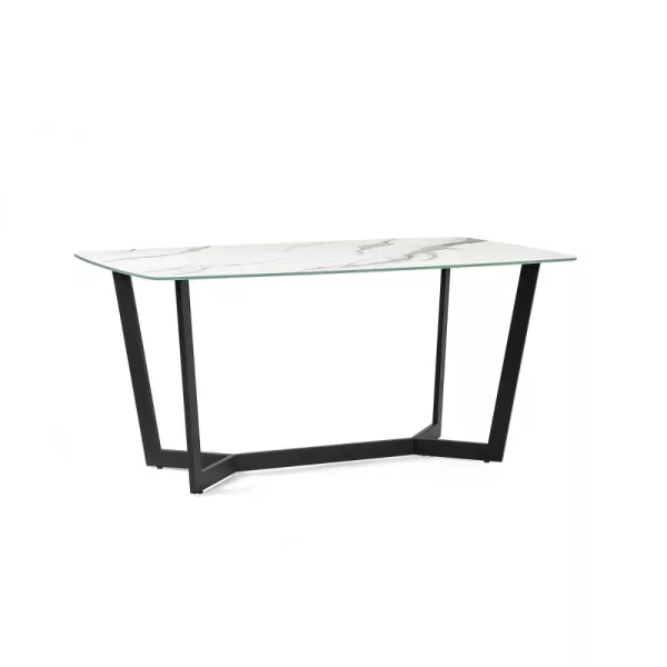 Olaf Dining Table White Marble 1 jpg
