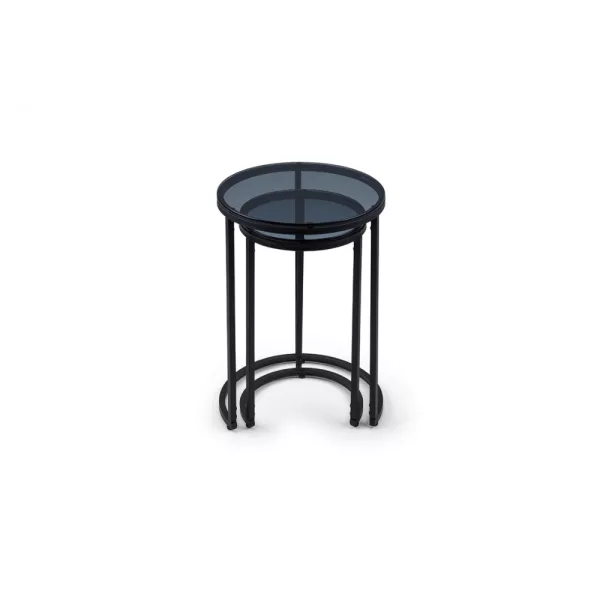 Perth Round Nesting Side Tables Smoked Gl 1 jpg