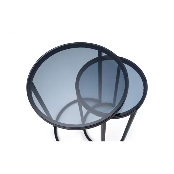 Perth Round Nesting Side Tables Smoked Gl 3 jpg