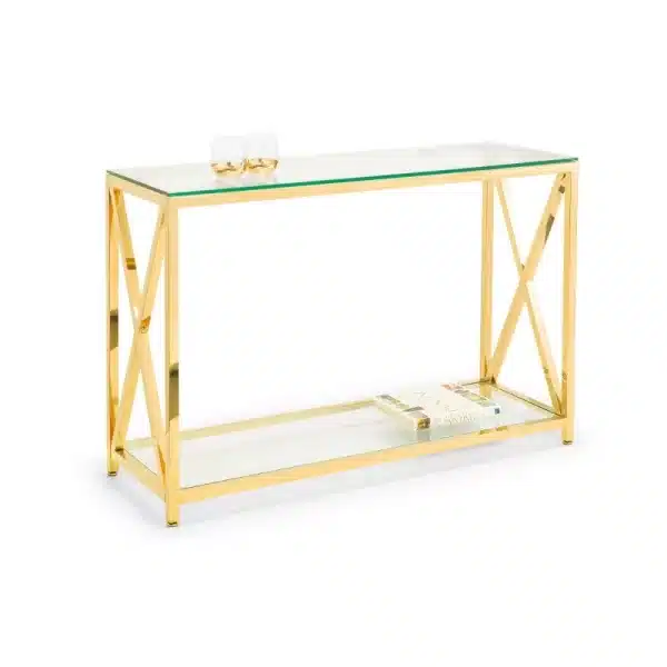 Picadilly Console Table Gold 2 jpg