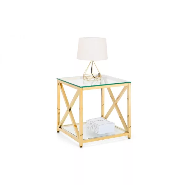 Picadilly Lamp Table Gold 3 jpg