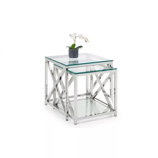 Picadilly Nest Of Tables Silver 1 jpg