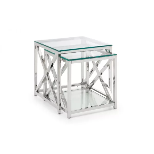 Picadilly Nest Of Tables Silver 2 jpg