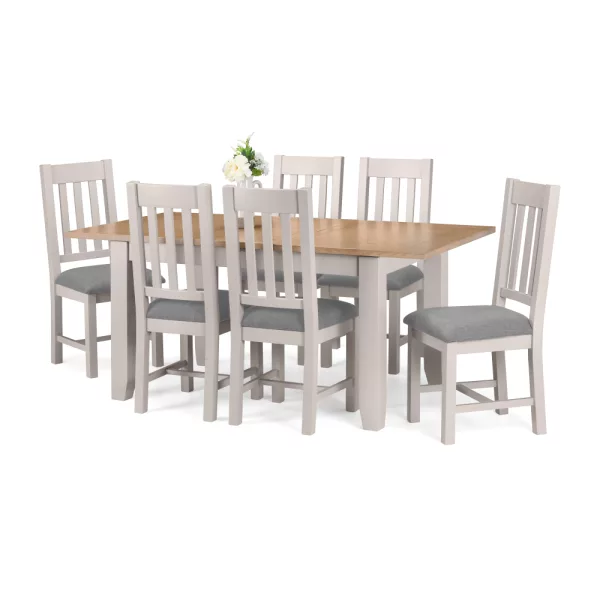 Richmond Dining Table 6 Chairs Extended jpg